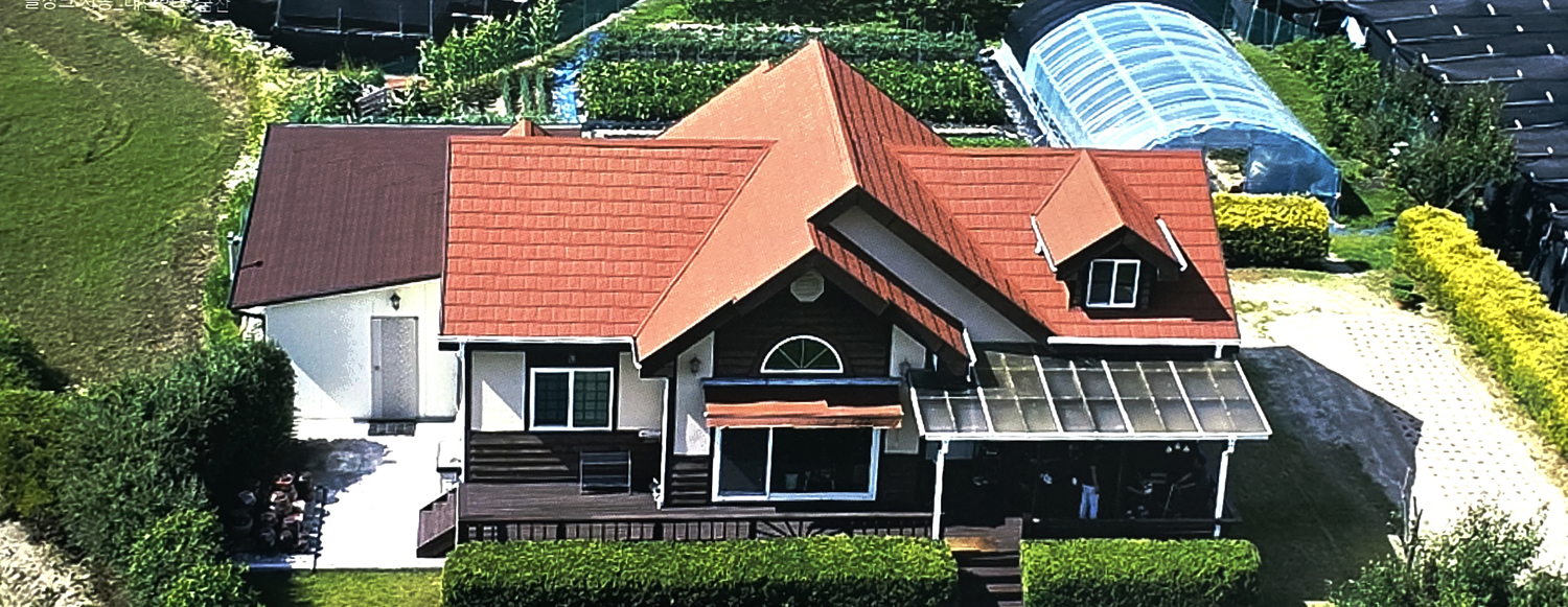 돌징크 시공 전경